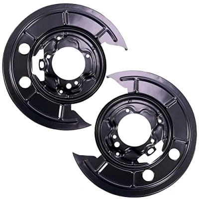 Abbildung von BESTPRICE 2x Ankerblech hinten links &amp; rechts Spritzbelch Deckblech für Bremsscheibe Kompatibel mit CITROËN JUMPER FIAT DUCATO (250_), PEUGEOT BOXER