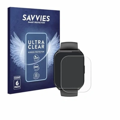 Abbildung von Savvies 6 Stück Schutzfolie für Aycy MT65 1.85&quot; Displayschutz Folie Ultra Transparent