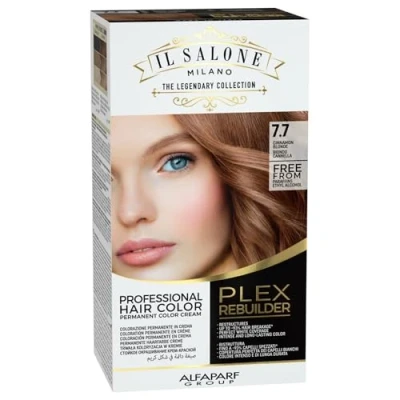 Abbildung von Dauerhafte Haarfarbe Plex Rebuilder Il Salone, 7.7, Zimtblond, Alfaparf