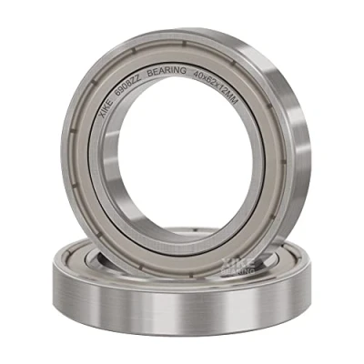 Abbildung von XiKe 2 Stück 6908ZZ Kugellager 40x62x12mm Vorgeschmiert und Metall Doppeldichtung, 6908 2Z Rillenkugellager aus Chromstahl.