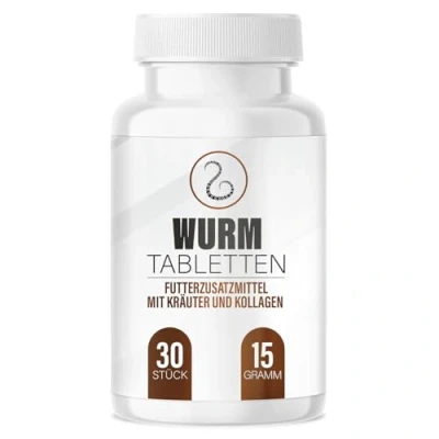 Abbildung von Saint Nutrition® Wurm Tabletten Wurmkur Katze Entwurmungsmittel Katzen Hund Ohne künstliche Zusätze Einfach anzuwenden 30 Stück