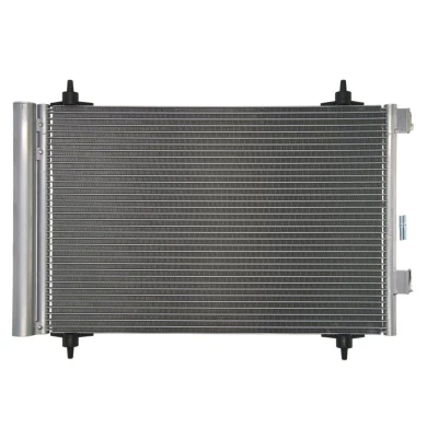 Abbildung von THERMOTEC KTT110158 Klimakondensator mit Trockner 570 PEUGEOT: 307 SW, Schrägheck, CC, CITROËN: C4 Picasso 1, I Coupe