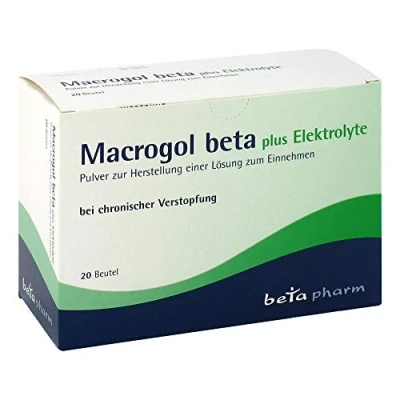 Abbildung von Macrogol beta plus Elektrolyte Pulver 20 St