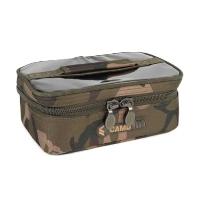 Abbildung von Fox Camolite 8 Pot Hakenköder Tasche (Inkl. Behälter) Angeltasche