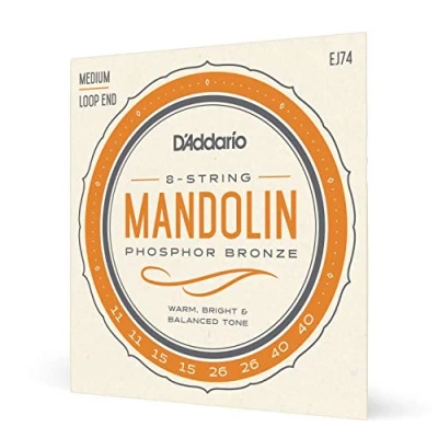 Abbildung von D&#039;Addario Mandolinensaiten EJ75 11.541, mittelschwer/schwer Phosphor, Bronze m