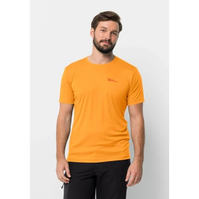 Abbildung von Jack Wolfskin TECH Tshirt basic, Herren, Größe: Medium, Orange pop