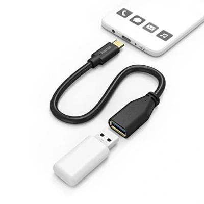 Abbildung von Hama 00178258 USB Kabel 0,15 m C A Schwarz