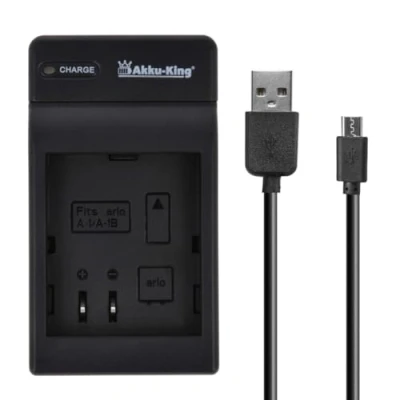 Abbildung von USB Akku Ladegerät kompatibel mit Netgear Arlo A 1, 1B, 2, A1, A1B, A2