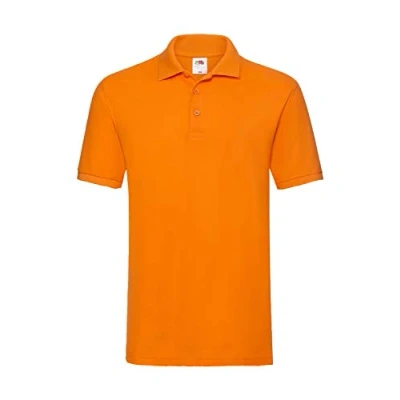 Abbildung von Fruit of the Loom Premium Polo S M L XL XXL 3XL auch Farbsets Orange