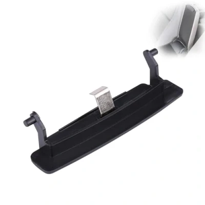 Abbildung von Auto Armlehnen Mittelarmlehne Mittelarmlehnen Deckelverschlussfalle, Verriegelung, Ersatzauto Mittelkonsole Armlehnendeckel Reparaturriegelclip für A6 C6 2005 2011 (Schwarz)