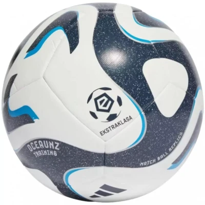 Abbildung von adidas Performance Fußball White collegiate navy bright blue silver metallic, Größe: 5, metallic
