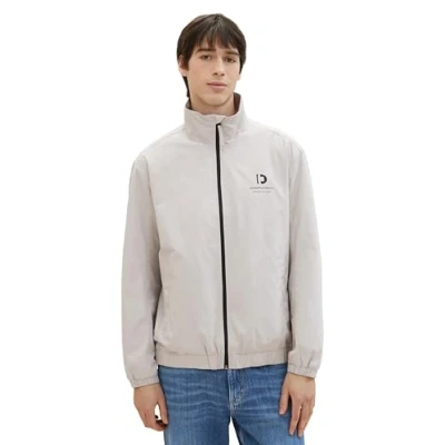 Abbildung von TOM TAILOR Denim Funktionsjacke mit Stehkragen und Reißverschluss