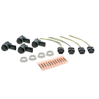 Abbildung von VEMO V10 72 40825 Parksensoren vorne und hinten schwarz Ultraschallsensor VOLKSWAGEN: GOLF 6, Tiguan I, Touran AUDI: A6 C7 Avant, A4 B8 Avant