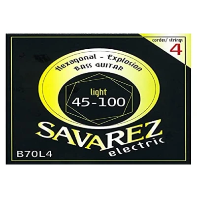 Abbildung von Savarez Saiten Für E Bass Hexagonal Explosion B70L4 4 String Light