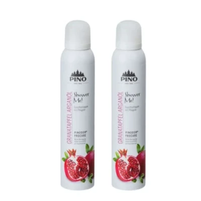 Abbildung von Pino Shower Me Duschschaum Granatapfel Argan?l 2 x 200 ml