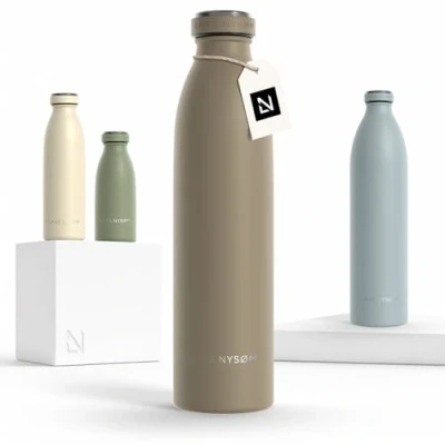 Abbildung von LARS NYSØM Isolierflasche Ren, BPA Freie Thermosflasche 350ml 500ml 750ml 1l 1,5l