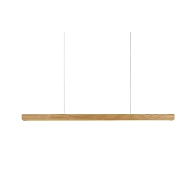 Abbildung von LED Hängeleuchte Ilgas, Holz, Metall, 3.000 K
