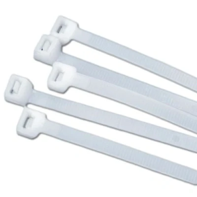 Abbildung von Natur Kabel Kabelbinder 142 mm x 3,2 Nylon 66 UL Zertifiziert [100 Stück] [142mm 3,2mm]