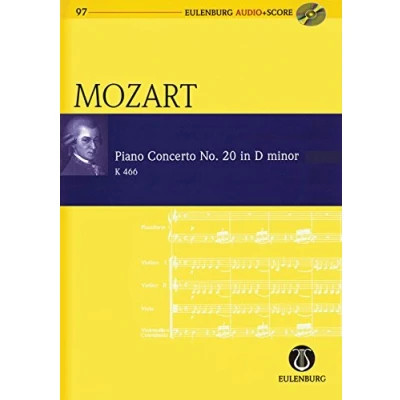 Abbildung von Konzert Nr. 20 d Moll: KV 466. Klavier und Orchester. Studienpartitur. (Eulenburg Audio+Score, Band 97)