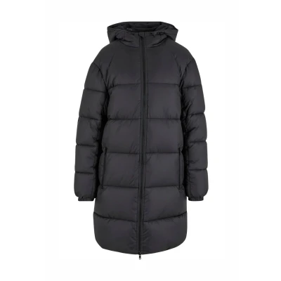 Abbildung von Urban Classics LONG Puffer Wintermantel, Damen, Größe: Large, Black