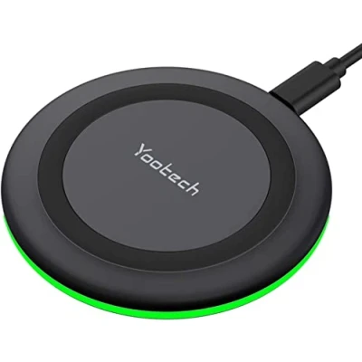 Abbildung von Wireless Charger Kompatibel mit iPhone 16 15 14 13 12 11 Pro Max Mini, Kabelloses Ladegerät Ladepad für SE/XS MAX/XR/X/XR/8, Air Pods 3 2, 10W Samsung S23/S22/S21/S10, Note 20/10