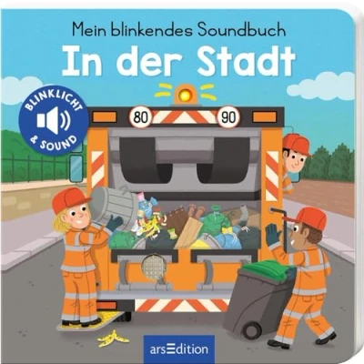 Abbildung von Mein blinkendes Soundbuch In der Stadt: Sound mit 1 LED Die innovative Soundreihe für kleine Fahrzeugfans ab 12 Monaten