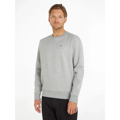 Abbildung von Tommy Jeans Regular C NECK Sweatshirt, Herren, Größe: 52, Grey heather