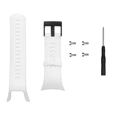 Abbildung von INF Armband Kompatibel mit Suunto 5 entwickelt, Silikonarmband, Ersatzarmband, Uhrenarmband aus Silikon, Klassisches und schickes Design, ideal für den täglichen Gebrauch