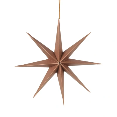 Abbildung von Broste Copenhagen STAR Papierhänger L indian tan 50 cm