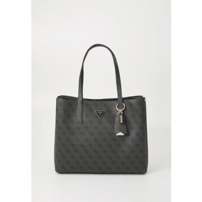 Abbildung von Guess Meridian Girlfriend TOTE Shopping Bag coal, Damen, Größe: One Size, Coal