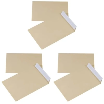 Abbildung von Briefumschläge Mit Silikonband OFFICE PRODUCTS HK B4 250x353mm 90gsm 10St Braun / Typ Silikonband/Art HK/Farbe Braun/Format Flächengewicht (g/m2) 90 Abmessungen (mm) 250x353