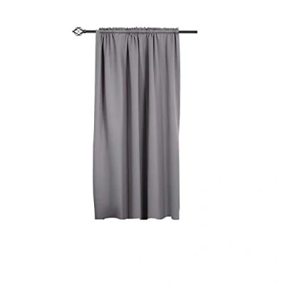Abbildung von WOLTU Thermovorhang kälteschutz Verdunklungsvorhang Blickdicht mit Kräuselband für Schiene, 250g/m² Schwere Wärmeisolierende Vorhänge Gardinen Wohnzimmer Schlafzimmer, 135x175 cm Grau (1 Stück)