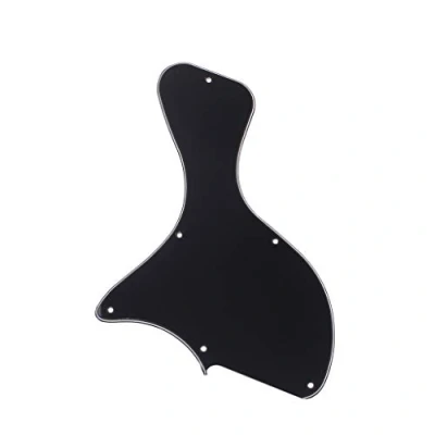 Abbildung von Alnicov Pickguard für Gibson Les Paul LP Gtuitar (Junior), Schwarz
