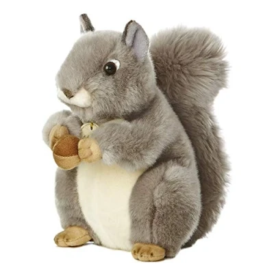 Abbildung von Aurora, 26172, MiYoni Eichhörnchen, 26cm, Plüschtier, grau