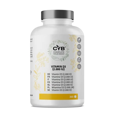 Abbildung von CYB Vitamin D3 2.000 I.E 365 St