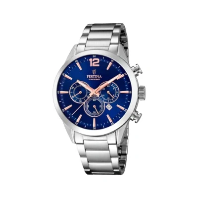 Abbildung von Festina Chronograph, Herren, Größe: One Size, Blau