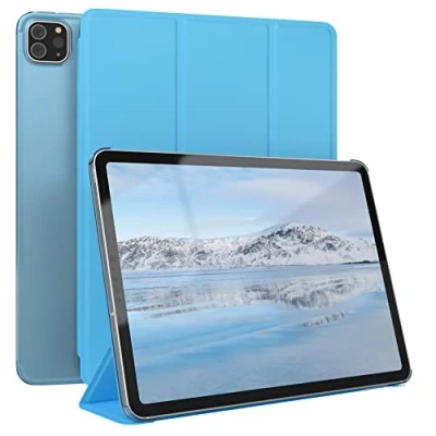 Abbildung von EAZY Case Schutzhülle mit Stifthalter für iPad Pro 11&quot; (2018/2020/2021/2022) Hülle Smart Cover Tablet Smartcase zum Aufstellen Klapphülle Standfunktion Sleep Wake Up Funktion Hell Blau