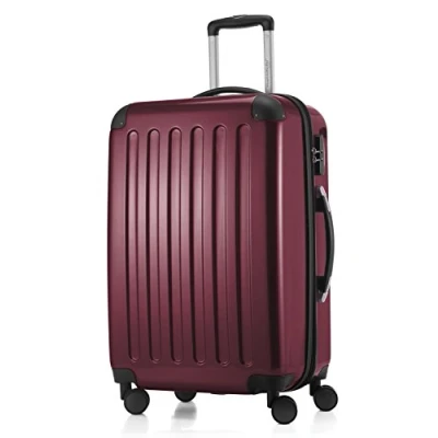 Abbildung von HAUPTSTADTKOFFER Alex 4 Doppel Rollen Hartschalen Koffer Trolley Rollkoffer Reisekoffer, 65 cm, 74 L, Burgund