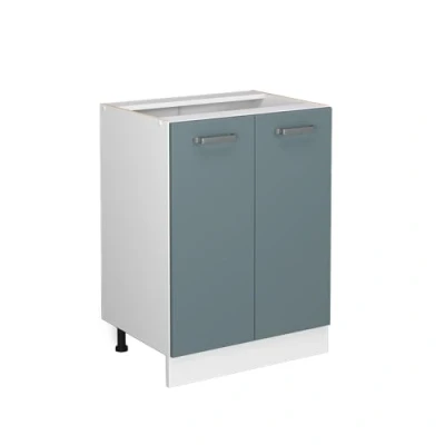 Abbildung von Vicco Unterschrank R Line, Blau Grau/Weiß, 60 cm ohne Arbeitsplatte