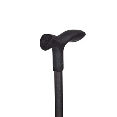 Abbildung von Antar Soft Step schwarz Aluminium FDI Gehstock, schwarz, 360 g