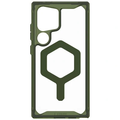 Abbildung von Samsung Galaxy S24 Ultra Hülle Kunststoff UAG Hard Case/Backcover Handyhülle Grün Shockproof/Stoßfest