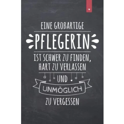 Abbildung von Eine großartige Pflegerin: Schönes Abschiedsgeschenk für Pflegefachfrauen Liniertes Notizbuch im DIN A5 Format mit 120 Seiten Alternative zur ... Abschied Pflegefachfrau Ausbildung Geschenk