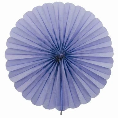 Abbildung von Creativery 1 Papierfächer 35cm (Flieder 462H) / Deko Papier Fächer Rosetten Blumen Raumdeko Papierrosetten Hängedeko