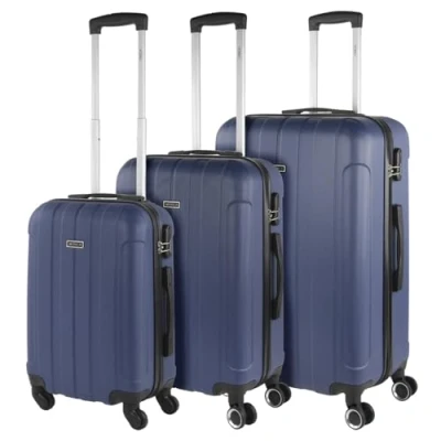 Abbildung von ITACA Gepäck Sets, Reisekoffer, Reisekoffer Set, Kofferset, Hartschalenkoffer, Trolley Luggage Große Auswahl an Koffer &amp; Trolleys für Jede Reise! 771100, Jeansblau