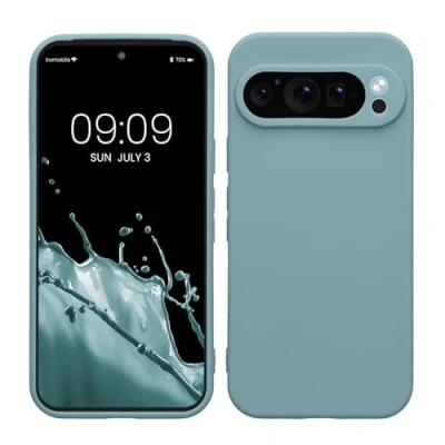 Abbildung von kwmobile Handyhülle kompatibel mit Google Pixel 9 Pro Hülle Handy Case aus weichem Silikon in Antique Stone