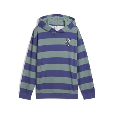 Abbildung von Puma Super Graphic Kapuzenpullover für Kinder, Größe: 128, Green moon