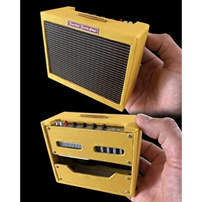 Abbildung von Fender 1959 Tweed Twin Amp Mini Guitar Amplifier Replica Collectible