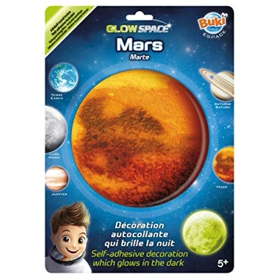 Abbildung von Buki 3DF8 Leuchtaufkleber Mars, Braun