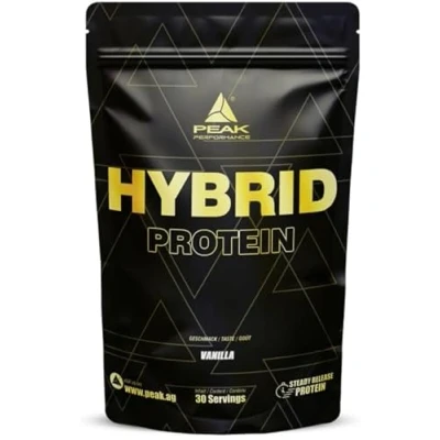 Abbildung von PEAK Hybrid Protein 900g Geschmack Vanilla I 30 Portionen Proteinquellen: Milchprotein Konzentrat, Whey Isolat &amp; Ei für kontinuierliche Aminosäureversorgung Muskelaufbau 900 g