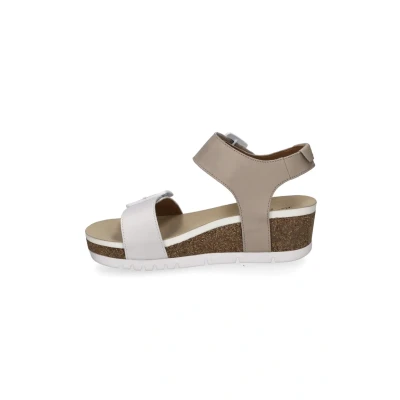Abbildung von Josef Seibel Plateausandalette, Damen, Größe: 38, Offwhite kombi Schuhe